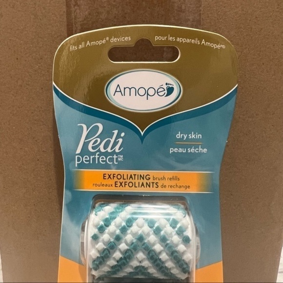 Amope Pedi Perfect Electronic Foot File Exfoliating Brush Refills, 2 Count - Picture 3 of 5